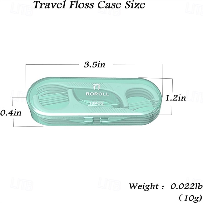 10 Pieces Travel Dental Floss Case-Micro Floss ToothPicks-Portable Flosser Picks Cases Contains Floss Stick 100 Count Sealed Storage for Teeth Cleaning 2025 - $15.49 –P1