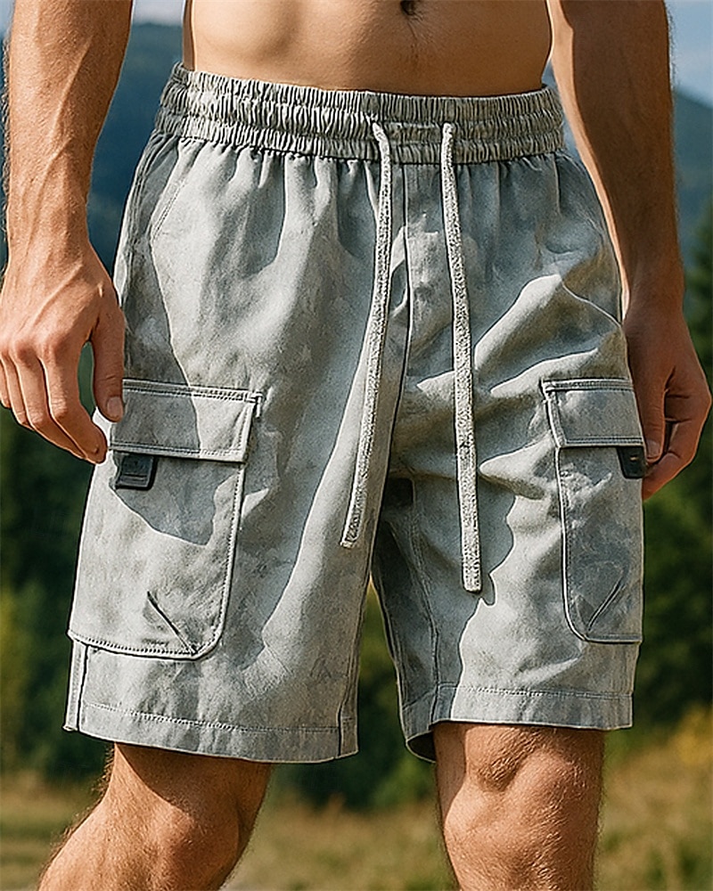 Herren Wandershorts Sportshorts Tarnung Außen Normale Passform Wasserdicht Atmungsaktiv Schnelltrocknend Leicht Shorts Kordelzug Elastischer Bund Khaki Tennis Golfspiel Laufen M L XL XXL XXXL 2025 - $22.99 –P3