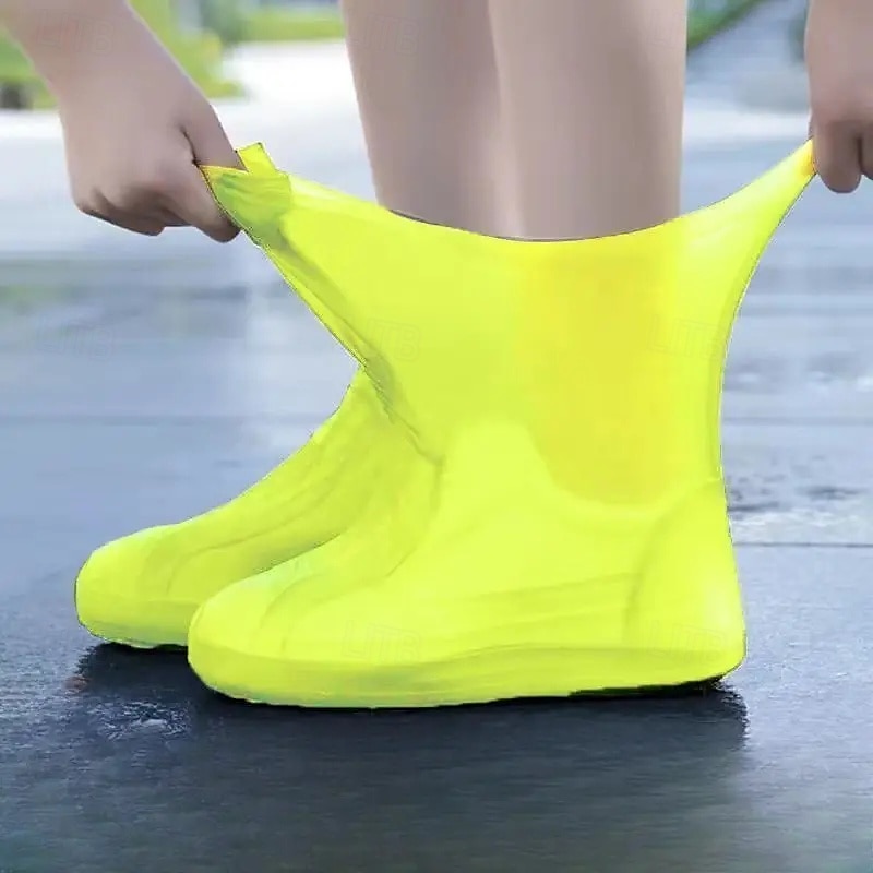 3 Paar wasserdichte Latexstiefel für den Außenbereich, wiederverwendbare wasserdichte Überschuhe. Verschiedene Farben zur Auswahl, langlebig 2025 - $13.99 –P9