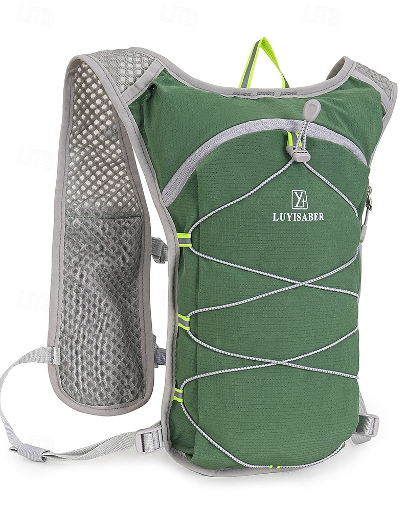 Laufweste Wasserpaket Trinkweste Armwärmer Reflektierend Wasserdicht Schnelltrocknend Polyester für Marathon Wandern Joggen 2025 - $16.79 –P1