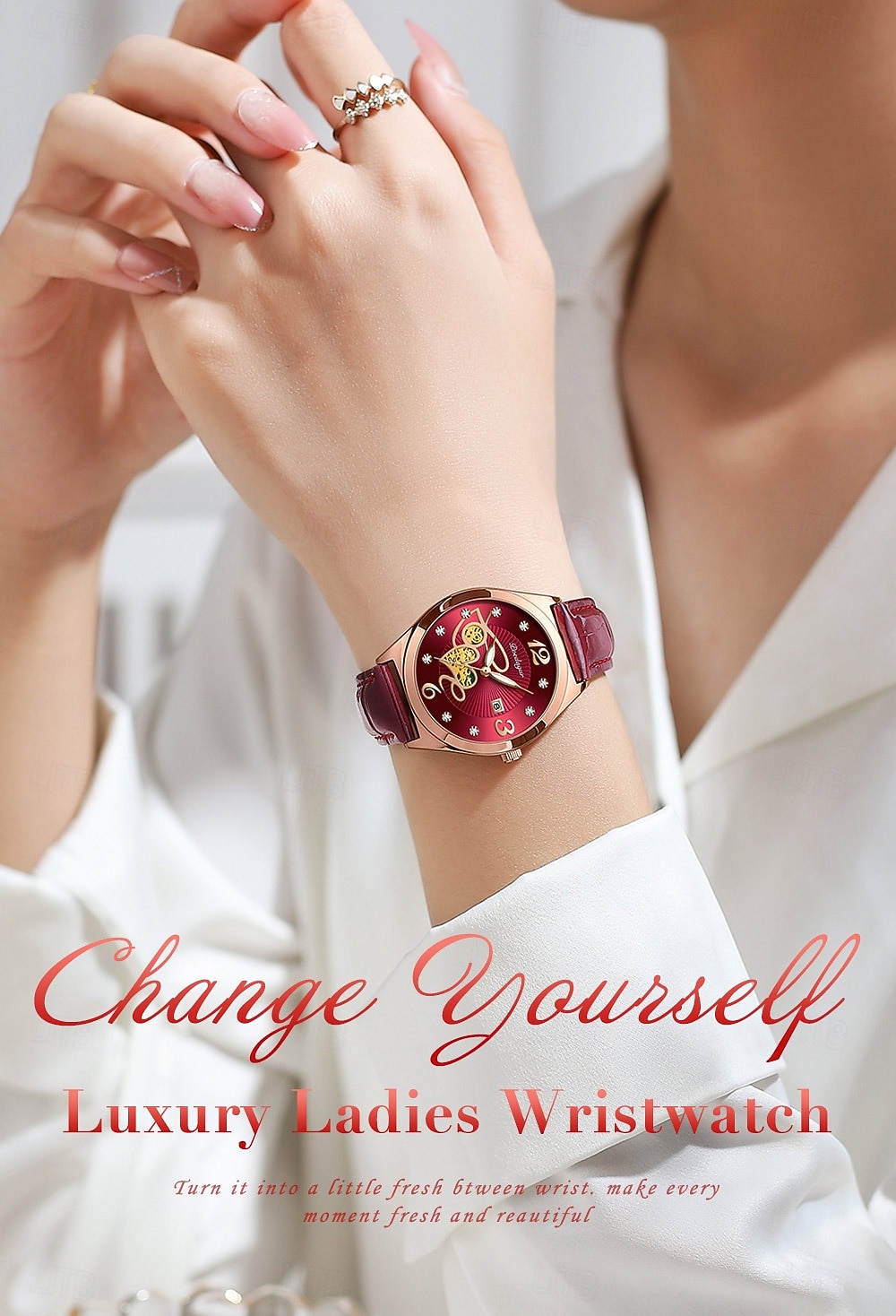 Mother's Day Gift for Women Watch Rose Gold Stainless Steel Mesh Japan Quartz Movement Simple Waterproof Luminous Ladies watch 2026 - $28.99 –P1