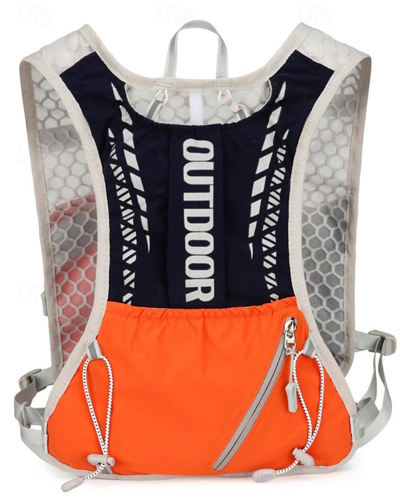 Hardloopvest Waterpakket Hydratatievest Armverwarmers waterdicht Sneldrogend Lichtgewicht Polyester voor marathonloop Wandelen Joggen 2025 - $20.99 –P14