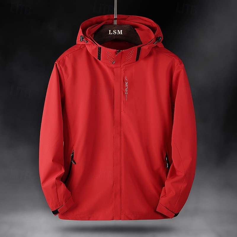 Damen Windjacke Wanderjacke Regenmantel Außen Wasserdicht Winddicht Wanderoutfits Wanderbekleidung Frühling Herbst Oberteil Camping / Wandern / Höhlenforschung Laufen Rosa Rot Purpur 2025 - $15.99 –P3