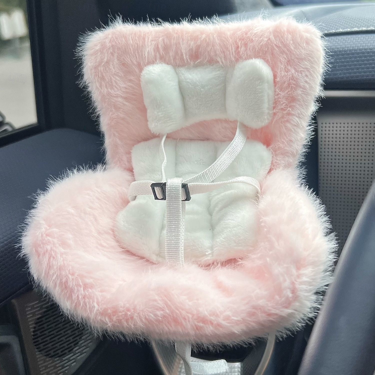 Doll Car Seat for 17cm Dolls with Air Vent Clip and Desktop Stand Cute and Functional Car Ornament for Blind Box Doll Fans 2025 - $30.99 –P6