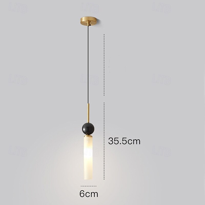 Κρεμαστό φωτιστικό από φυσικό/μαύρο μάρμαρο από ορείχαλκο ρυθμιζόμενο κρεμαστό φωτιστικό από σύρμα μοντέρνο μινιμαλιστικό φωτιστικό από ορείχαλκο με σώμα, ψηλή οροφή για υπνοδωμάτιο και σαλόνι 2026 - $143.99 –P5