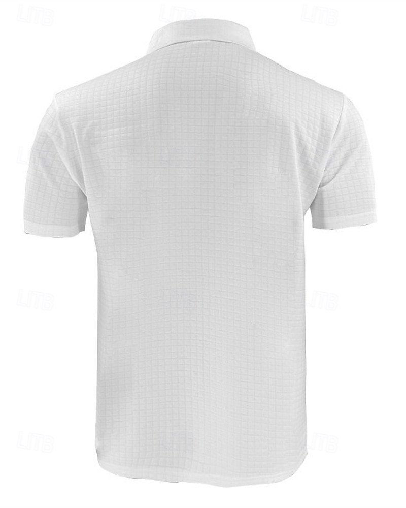 Hombre Camisetas polo polo con cremallera Exterior Ropa Cotidiana Diseño Manga Corta Moda Hawaiano Bloque de color Rayas Cremallera Verano Ajuste regular Blanco Rosa Azul Real Azul Camisetas polo 2026 - $48.99 –P7