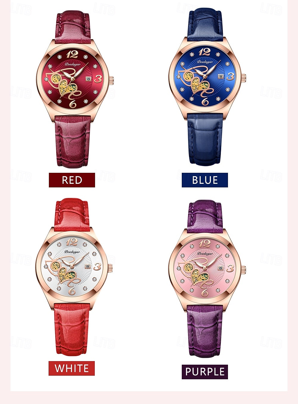 Mother's Day Gift for Women Watch Rose Gold Stainless Steel Mesh Japan Quartz Movement Simple Waterproof Luminous Ladies watch 2026 - $28.99 –P4