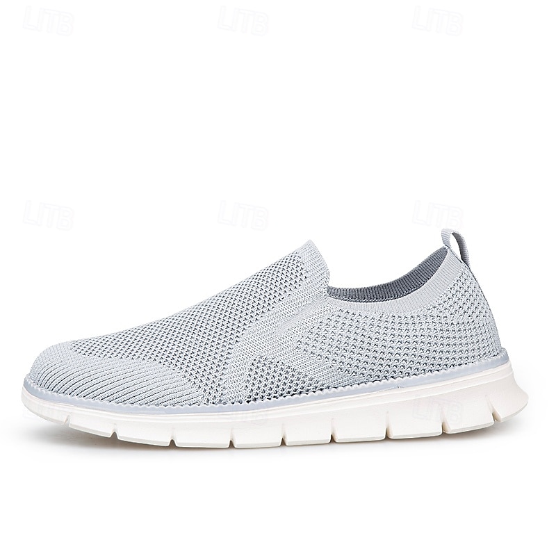 scarpe slip-on da uomo in similpelle beige con inserti in mesh – scarpe comode, leggere e traspiranti per l'uso quotidiano, i viaggi e le attività rilassanti del fine settimana del 2025 a $32.99 –P1