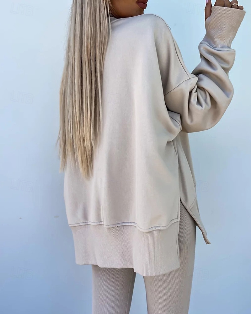 Damskie Dres Getry Bluza z kapturem Koronka Kieszeń na zamek Solidne kolory Zestawy odzież Jesień Magenta Czarny Siłownia Athleisure Bieganie Keep Warm Odporność na wiatr Długi rękaw Sport Odzie 2026 - $31.99 –P4