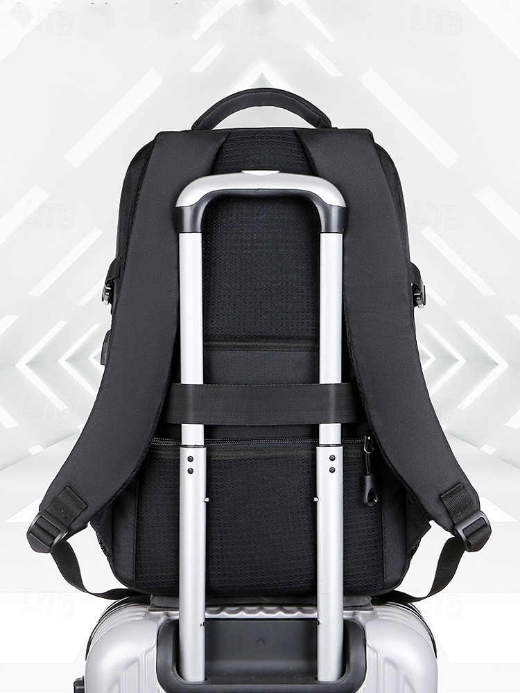 Sac à dos étanche pour ordinateur portable avec chargeur USB, compartiments multiples, système antivol et sangle de bagage, idéal pour les voyages d'affaires et les loisirs, idéal pour les étudiants et les professionnels. de 2025 ? $42.99 –P5