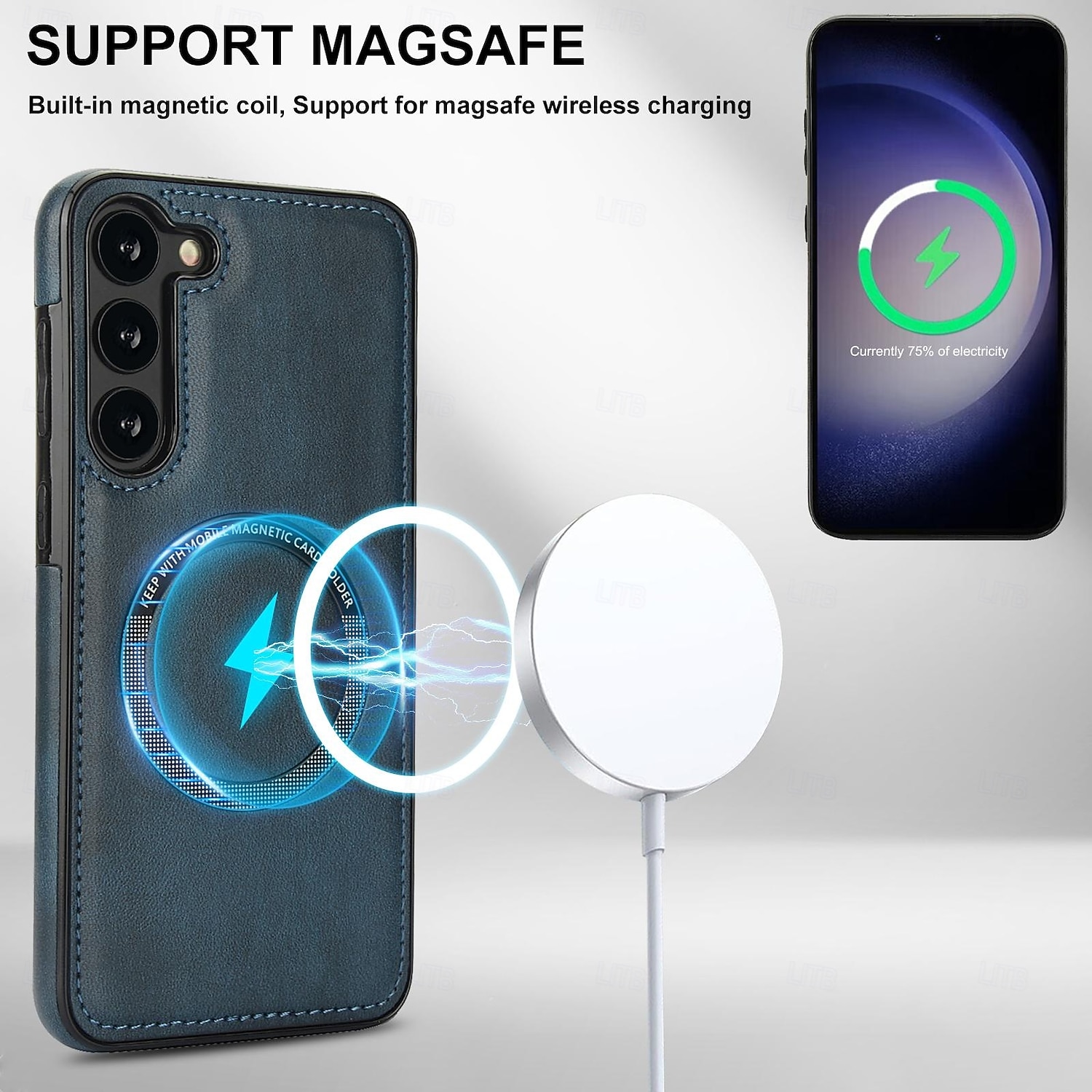 puhelin Etui Käyttötarkoitus Samsung Galaxy S22 S22 Plus Ultra A53 A52 Takakuori Magneetti Tukee langatonta latausta Iskunkestävä Retro TPU PU-nahka 2025 - $13.99 –P9