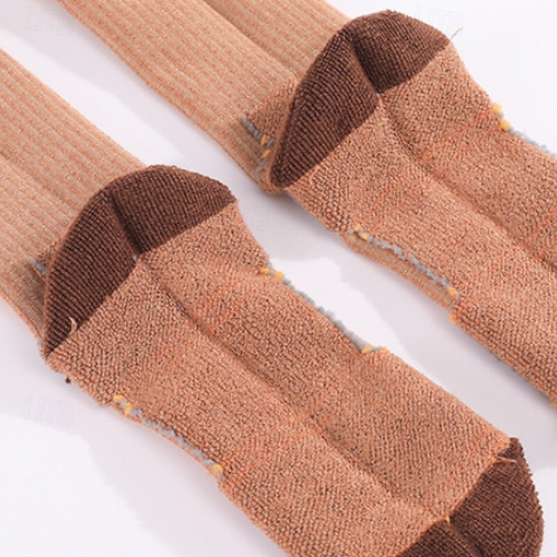 1 Par Hombre calcetines de lana merino Calcetines de senderismo Calcetines para correr Mantiene abrigado Transpirable Anti ampollas Grueso Invierno Al aire libre tripulación de cuarto Retazos Lana 2025 - $11.49 –P14