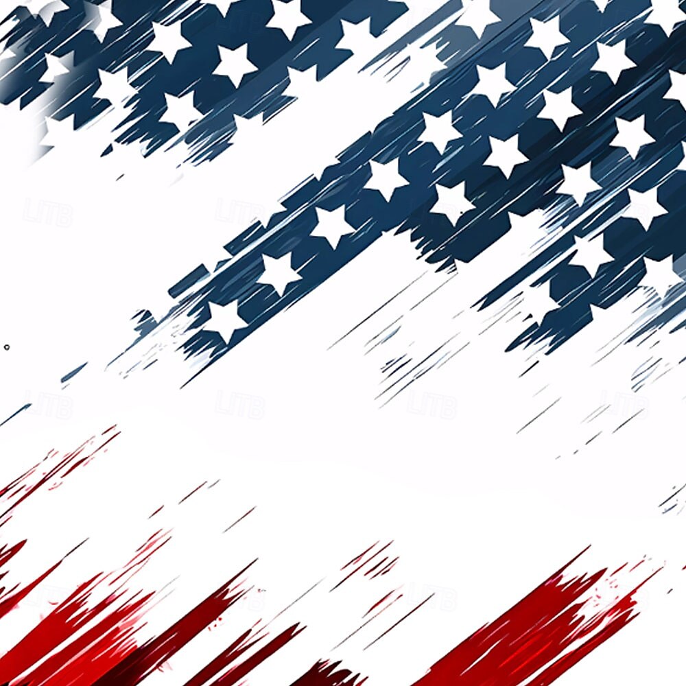 Independence Day Voor heren Amerikaanse Amerikaanse vlag Vaderlandslievend Vierde juli Wafel korte broek Sweat short Casual korte broek Medium Taille Mode-casual Feestdagen Festival Elastische 2025 - $21.99 –P2