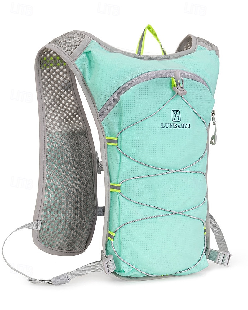 Laufweste Wasserpaket Trinkweste Armwärmer Reflektierend Wasserdicht Schnelltrocknend Polyester für Marathon Wandern Joggen 2025 - $16.79 –P6