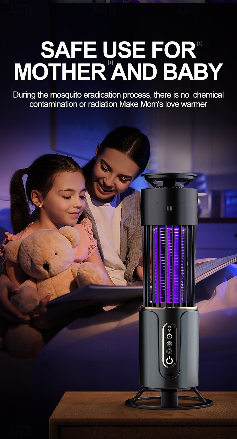 Mosquito Killer Lamp Insect Fly Trap Camping Lantern USB Timing Electric Mosquito Swatter Outdoor Insect Killer Repellent 2026 - $27.99 –P6