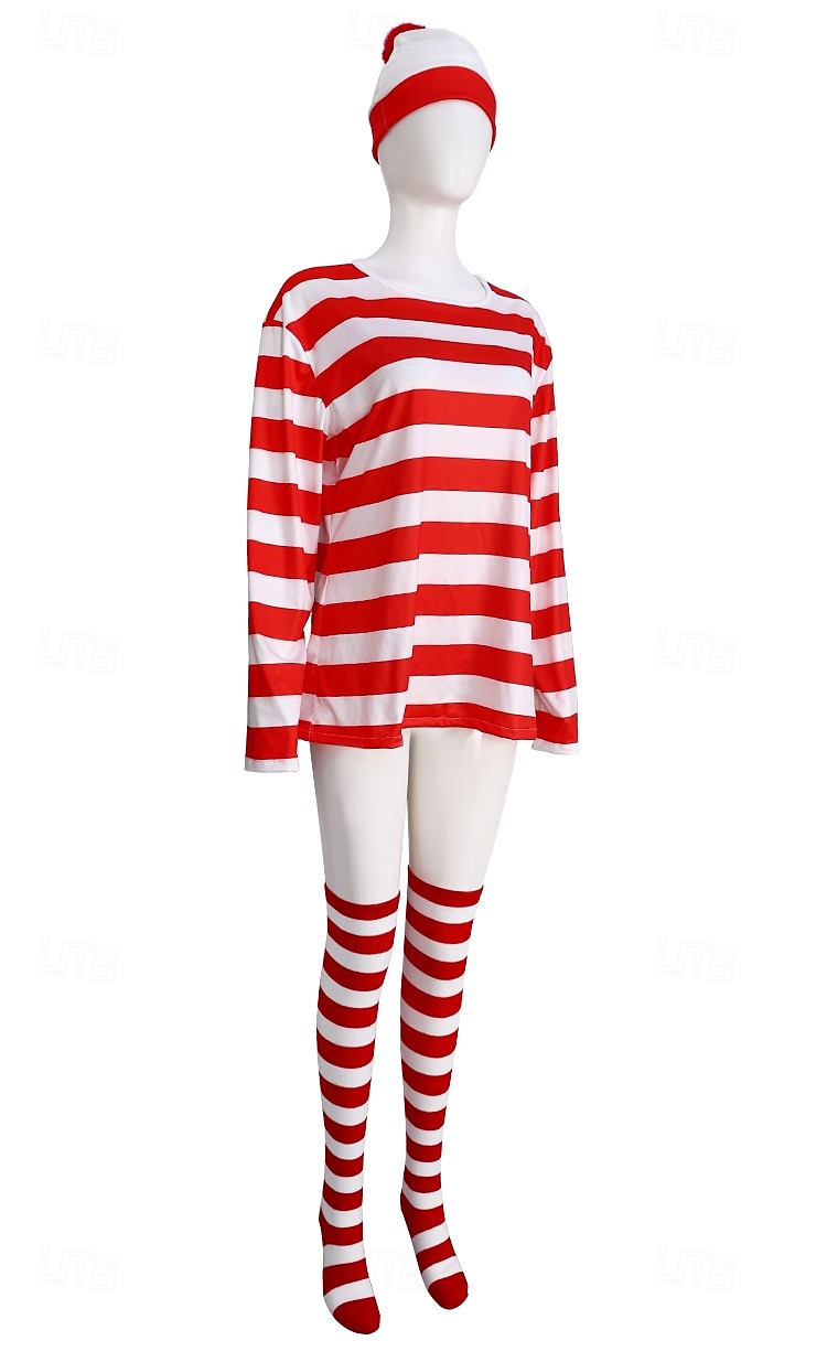 Kde je Wally Kostým Postavy z pohádek Filmové kostýmy for Dámské Dívčí Děti Dospělé předvečer Všech svatých Výkon Vzdělávací převlékání Školní akce 2025 - $27.99 –P5