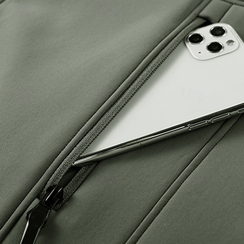 Per uomo Giacca a Vento Giacca da escursionismo Giacca in pile da escursionismo Cotone Inverno All'aperto Termico Antivento Giacche in pile Nero Giallo Verde militare Cachi Grigio del 2025 a $55.99 –P11