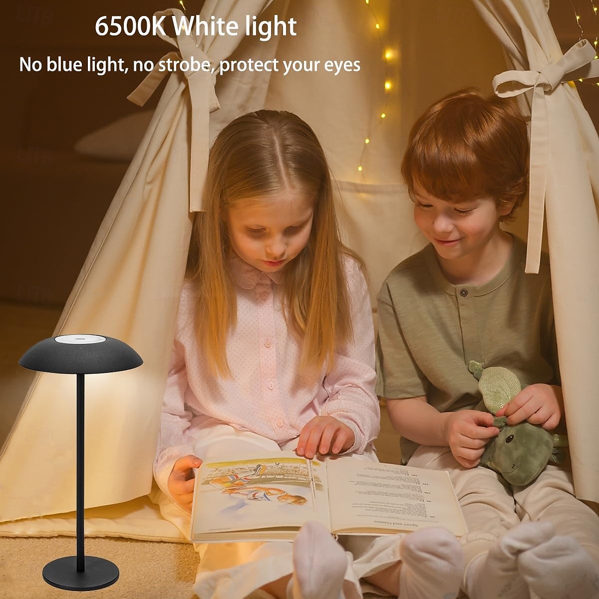 1 Pc Table Lamp Aluminum Metal Rechargeable Desk Lamp With Three Color Infinite Dimming And Soft Light For Eye Protection, Indoor And Outdoor Camping, Reading, Bedside Lighting, Type-C Charging 2025 - $23.99 –P3