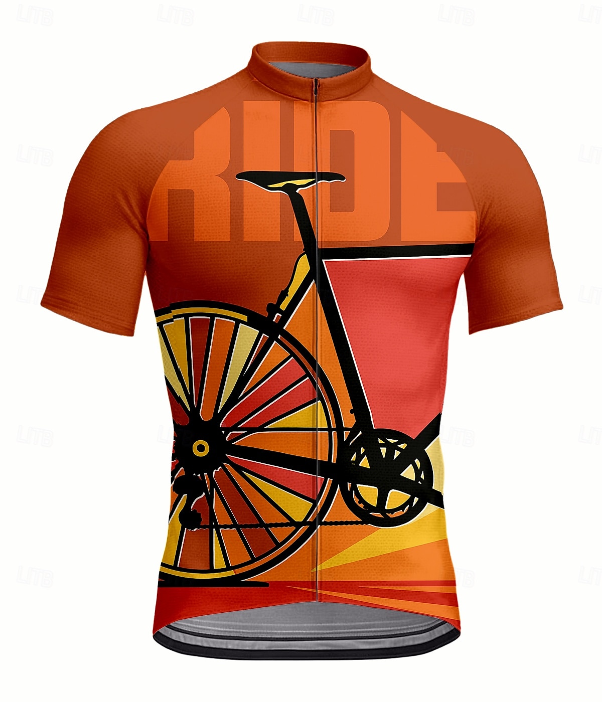 Per uomo Maglia da Ciclismo Grafico Geometrico Lettere & Numeri Manica Corta Bicicletta Maglia Top con 3 tasche posteriori Resistente ai Raggi UV Asciugatura Rapida Cerniera Frontale Strisce del 2025 a $30.99 –P1