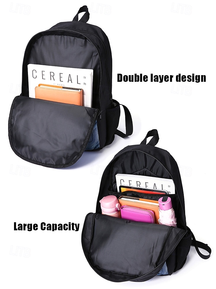 Kids 3-Piece Animal Print Backpack Set, Waterproof School Bookbag with Lunch Bag and Pencil Case for Elementary Boys & Girls, Back to School and Daily Use 2026 - $34.99 –P5