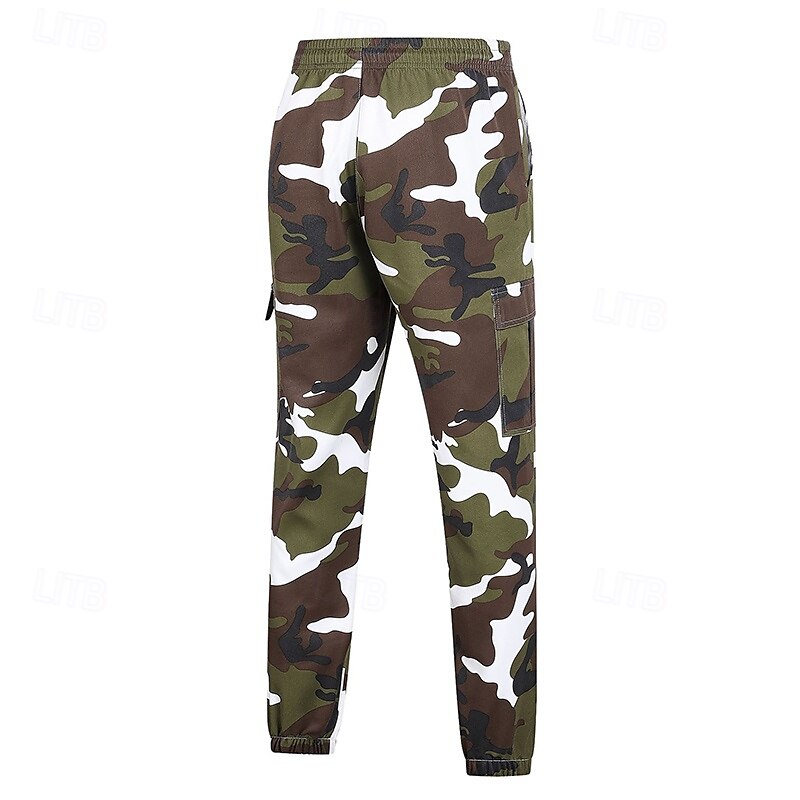 Miesten Vaellushousut Fleece-housut Lämpöhousut naamiointi Ulko- Normaali Vedenkestävä Tuulenkestävä Alaosat Tasku Joustava vyötärö Armeijan vihreä Vihreä Retkeily ja vaellus Juoksu S M L XL XXL 2025 - $19.99 –P5