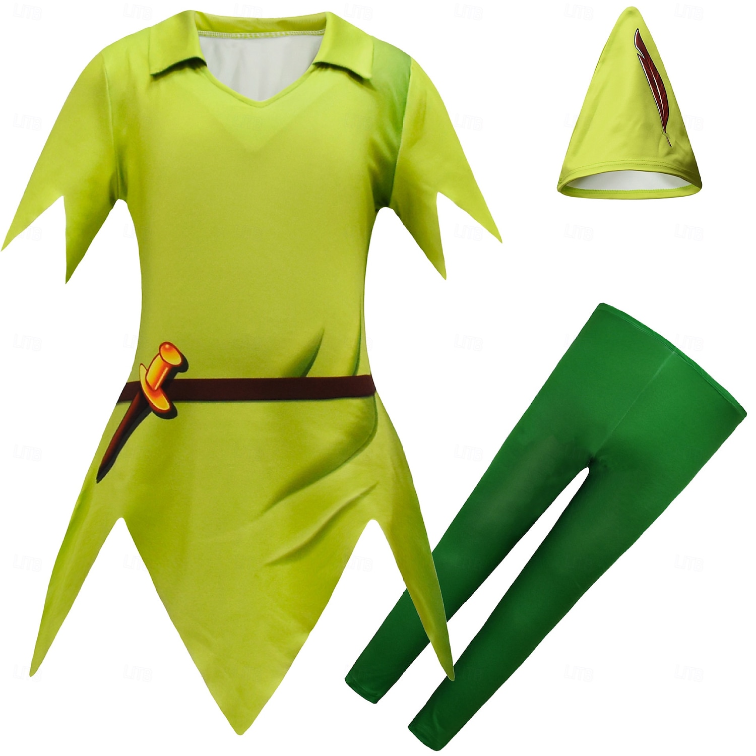 Fiaba Elfo Costume Cosplay Abiti Personaggi dei libri di fiabe Cartone Animato for Ragazzi Bambini Halloween Carnevale Performance Vestirsi in modo educativo Vestiti per eventi scolastici del 2026 a $30.99 –P3