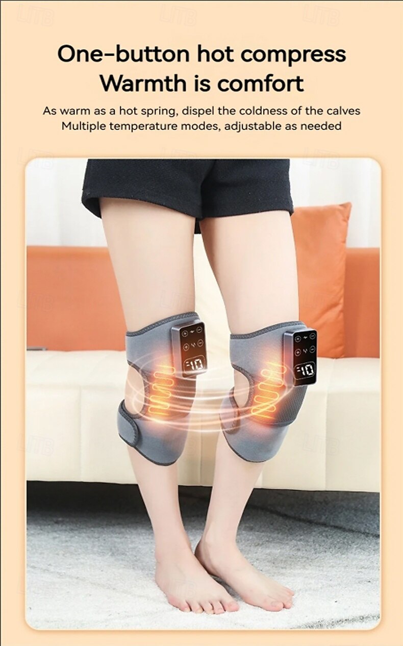 Massaggiatore multifunzione per gambe e ginocchia, riscaldamento articolare, massaggio vibrante, supporto per gomiti e spalle, ginocchiera termica per la circolazione sanguigna. del 2025 a $19.99 –P5