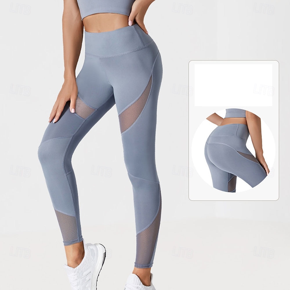 Per donna Leggings Collant Atletico Lunghezza al polpaccio Naturale Patchwork Patchwork Comodo Sollevamento glutei Controllo addominale Yoga Casual Quotidiano Nero Rosa Blu marino Blu Estate Primavera del 2025 a $14.99 –P9