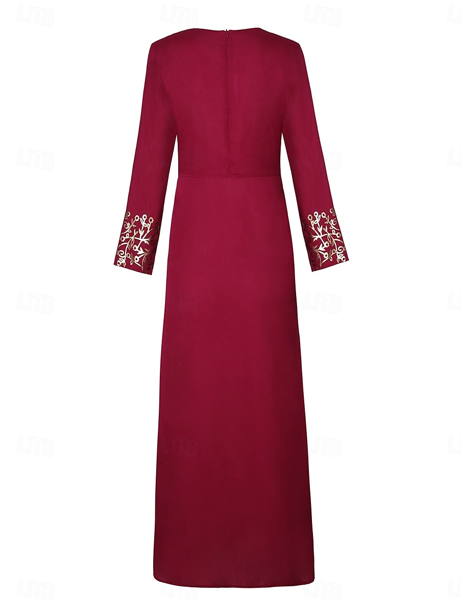 Damen Arabisches Kleid Dubai Muslim Erwachsene 2025 - $34.99 –P3