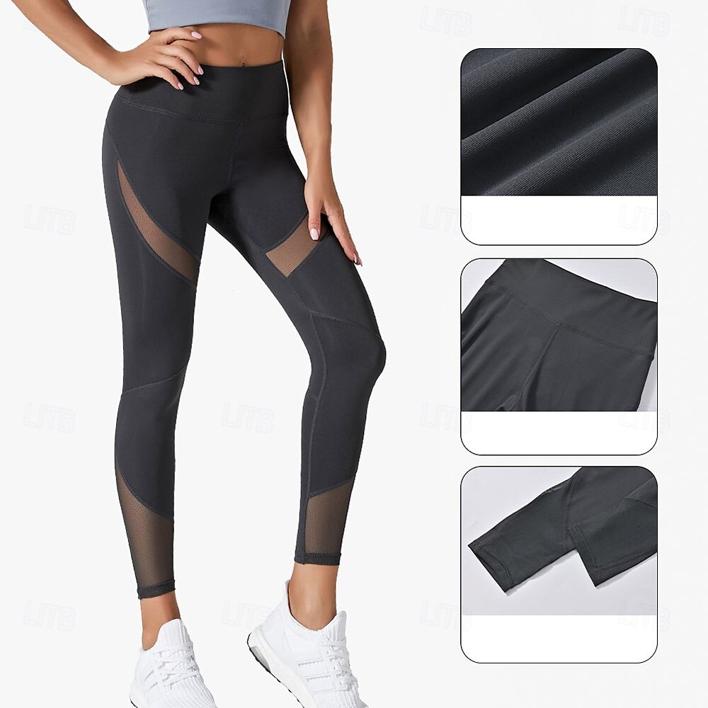 Per donna Leggings Collant Atletico Lunghezza al polpaccio Naturale Patchwork Patchwork Comodo Sollevamento glutei Controllo addominale Yoga Casual Quotidiano Nero Rosa Blu marino Blu Estate Primavera del 2025 a $14.99 –P8