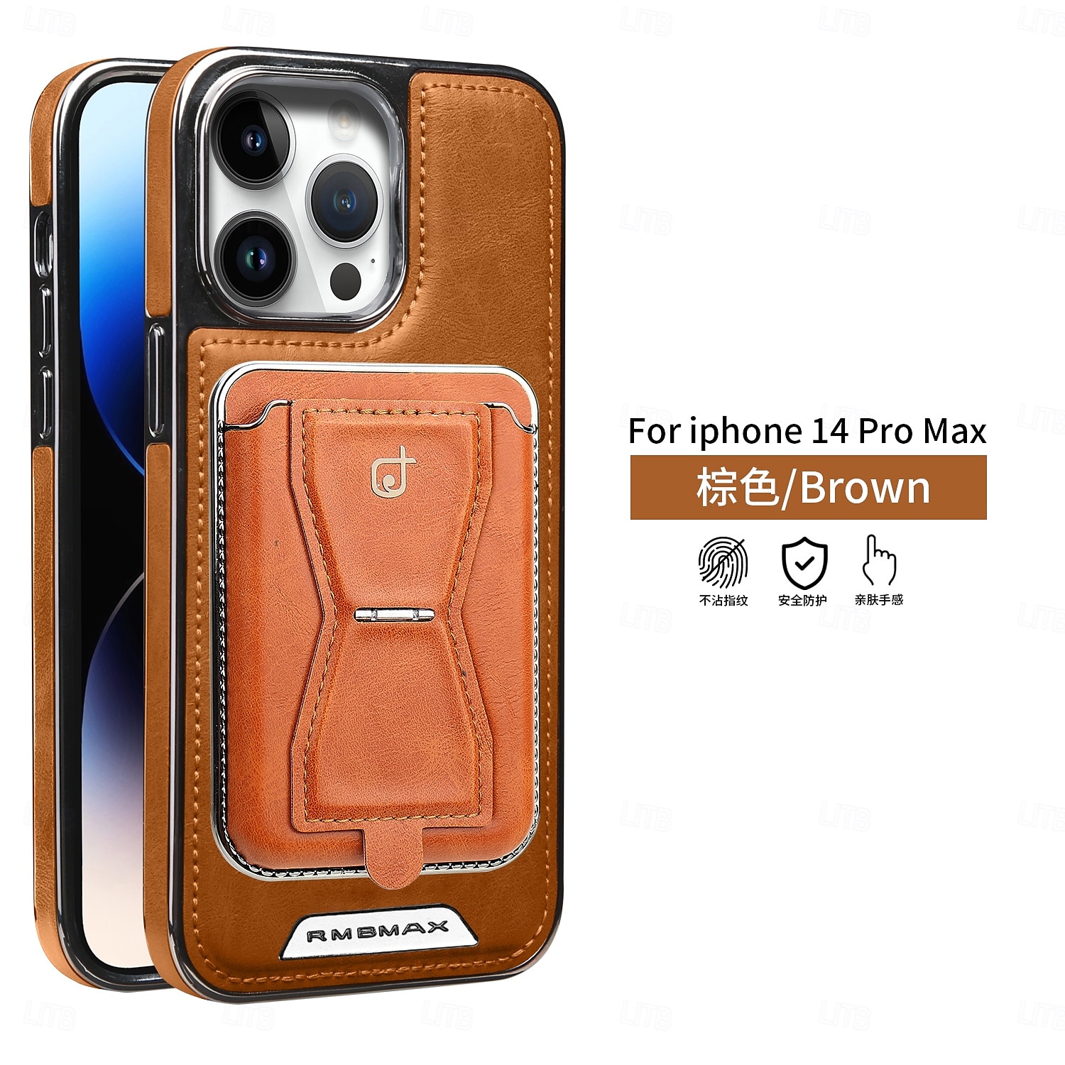 Phone Case For iPhone 16 Pro Max Plus iPhone 16 iPhone 15 Pro Max Plus iPhone 15 iPhone 14 Pro Max Plus iPhone 13 Pro Max Mini Back Cover with Stand Holder Card Slot Shockproof Retro TPU PU Leather 2025 - $30.99 –P3