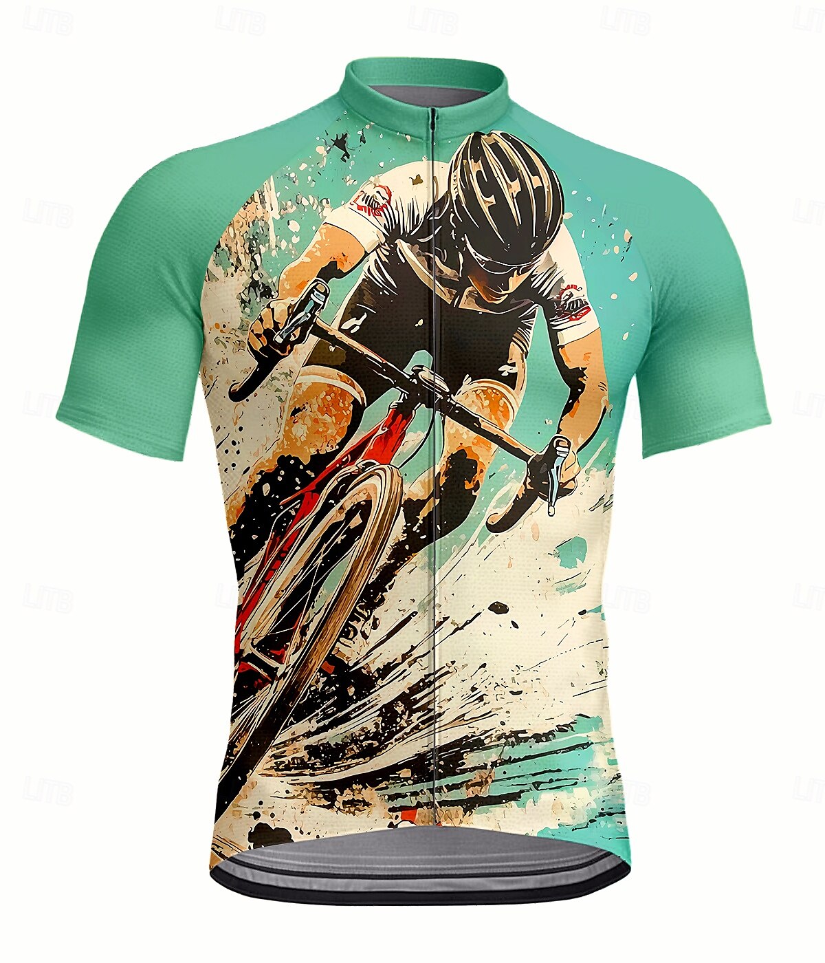 Homme Maillot de cyclisme Manche Courte Cyclisme Maillot Top avec 3 poches arrière Résistant aux UV Séchage Rapide Fermeture Éclair Frontale Bandes réfléchissantes Vert Des sports Vêtement Tenue de 2025 ? $28.99 –P1