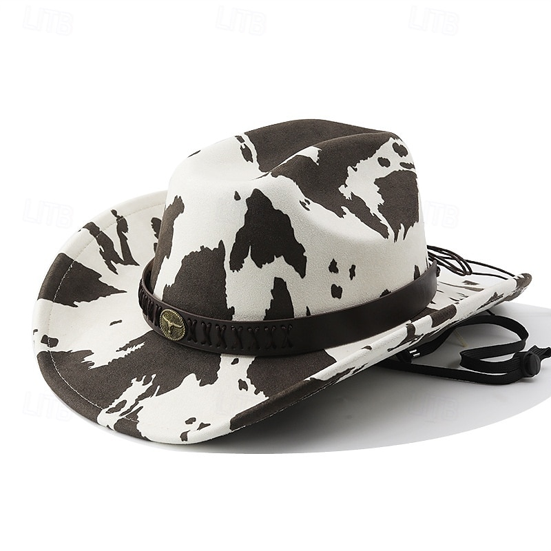 Cappello da cowboy retrò in denim con tesa larga, 1 pezzo, cinturino in omaggio, resistente alla deformazione, adatto per attività all'aperto del 2025 a $51.99 –P9