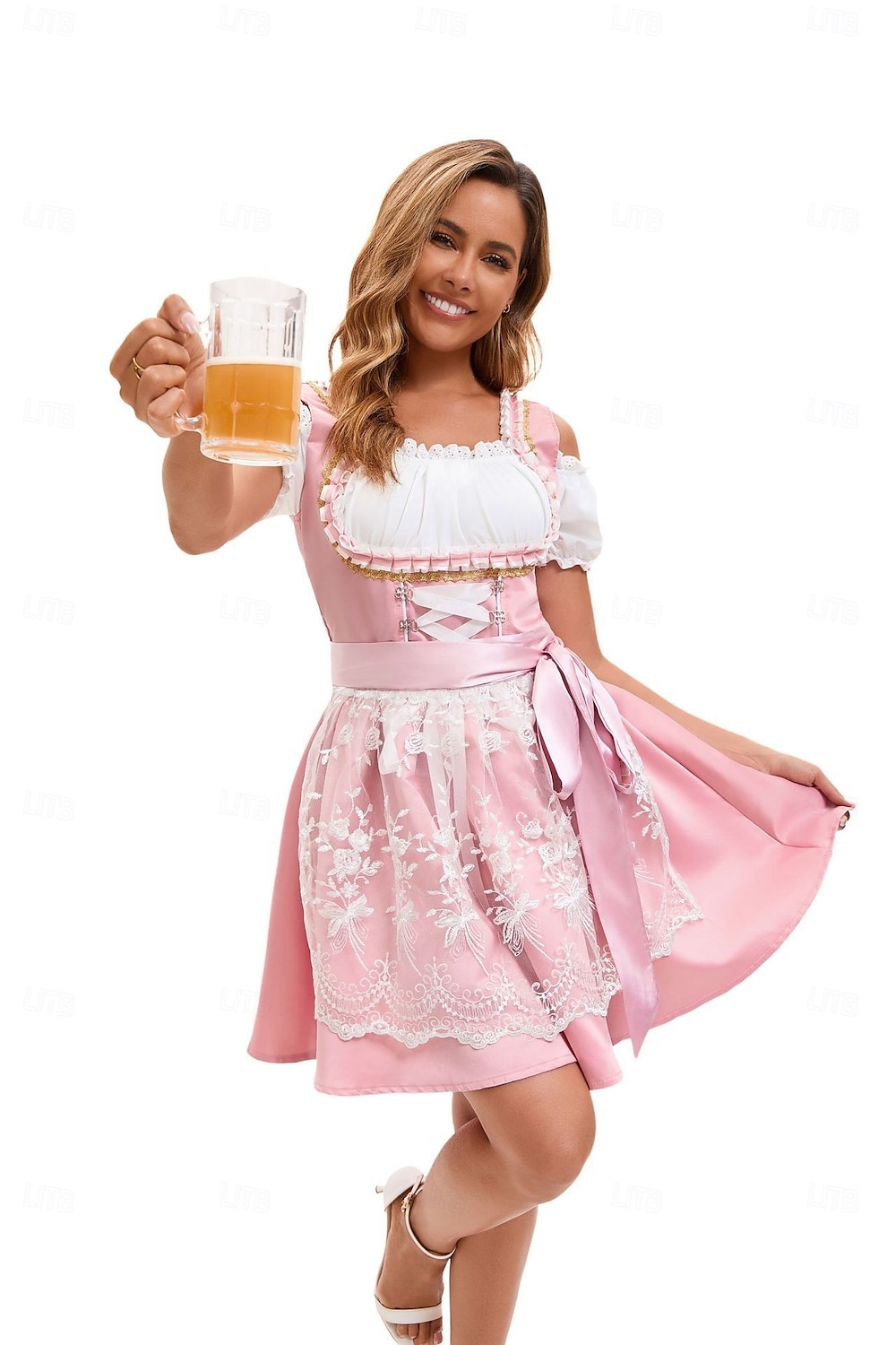 Oktoberfest Veters Jurken Dirndl hulp in de huishouding Bavarian Duits München Weiden Dames Carnaval Feest Bierfestival Doek in traditionele stijl 2025 - $71.99 –P11