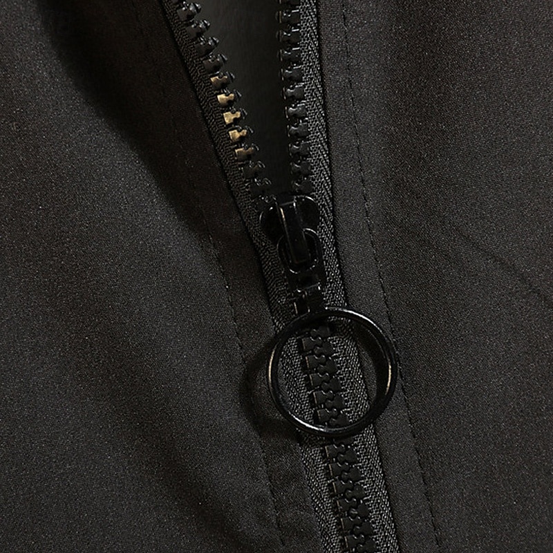 Herren Leichte Jacke Freizeitjacke Urlaub Täglich Atmungsaktiv Tasche Frühling Herbst Farbblock Mode Klassisch Stehkragen Regulär Aprikose Schwarz Gelb Grün Armeegrün Jacken 2025 - $35.99 –P6