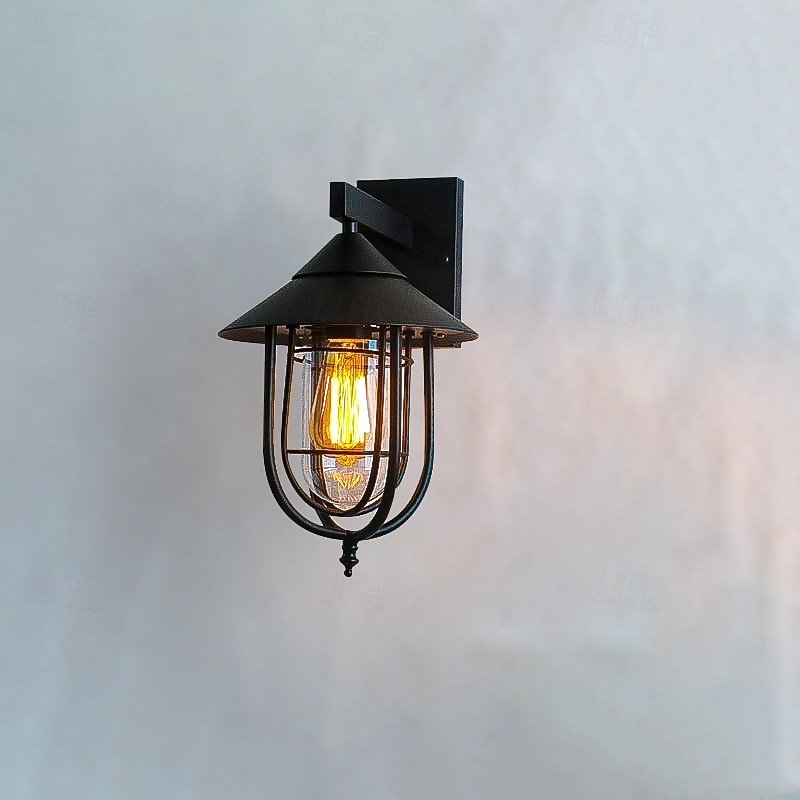 Luminária de parede LED, luminária de parede antiga, lanterna externa à prova d'água IP65, à prova de ferrugem, alumínio, vidro, lâmpada de parede, lanterna, pátio, jardim, varanda, villa, luzes de 2025 por $116.99 –P4