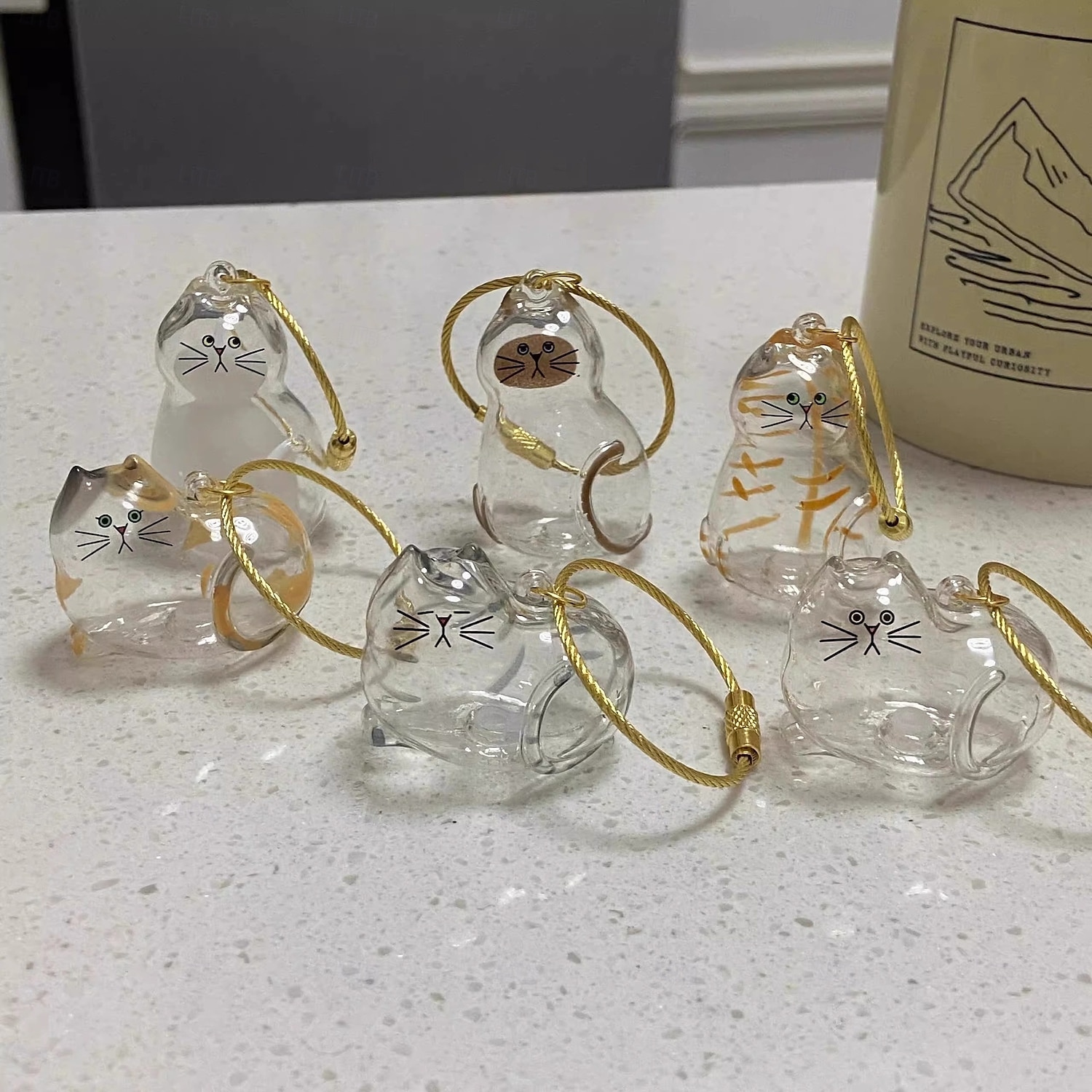 nøkkelring til samler av hundehår, oppbevaringsflaske til kjæledyrhår, søt kapsel-minnering, kreativt suveniranheng til hundepels, til veske eller nøkkel, gave til minne om tap av kjæledyr 2026 - $9.99 –P2