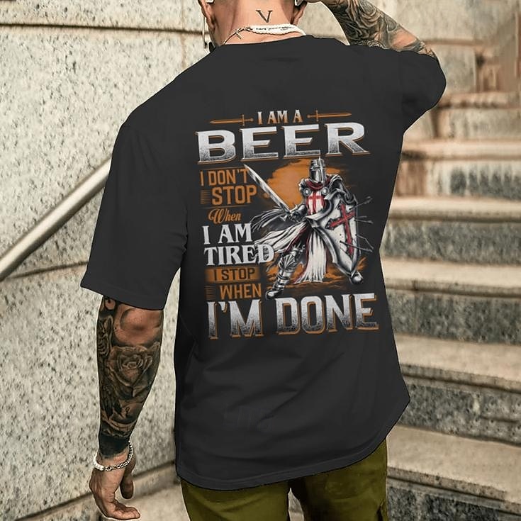 Oktoberfest Øl T-skjorte Bayersk München Tysk Graphic Til Herre Voksne Karneval Oktoberfest øl Varmstempling Fest Fritid / hverdag 2025 - $17.49 –P6