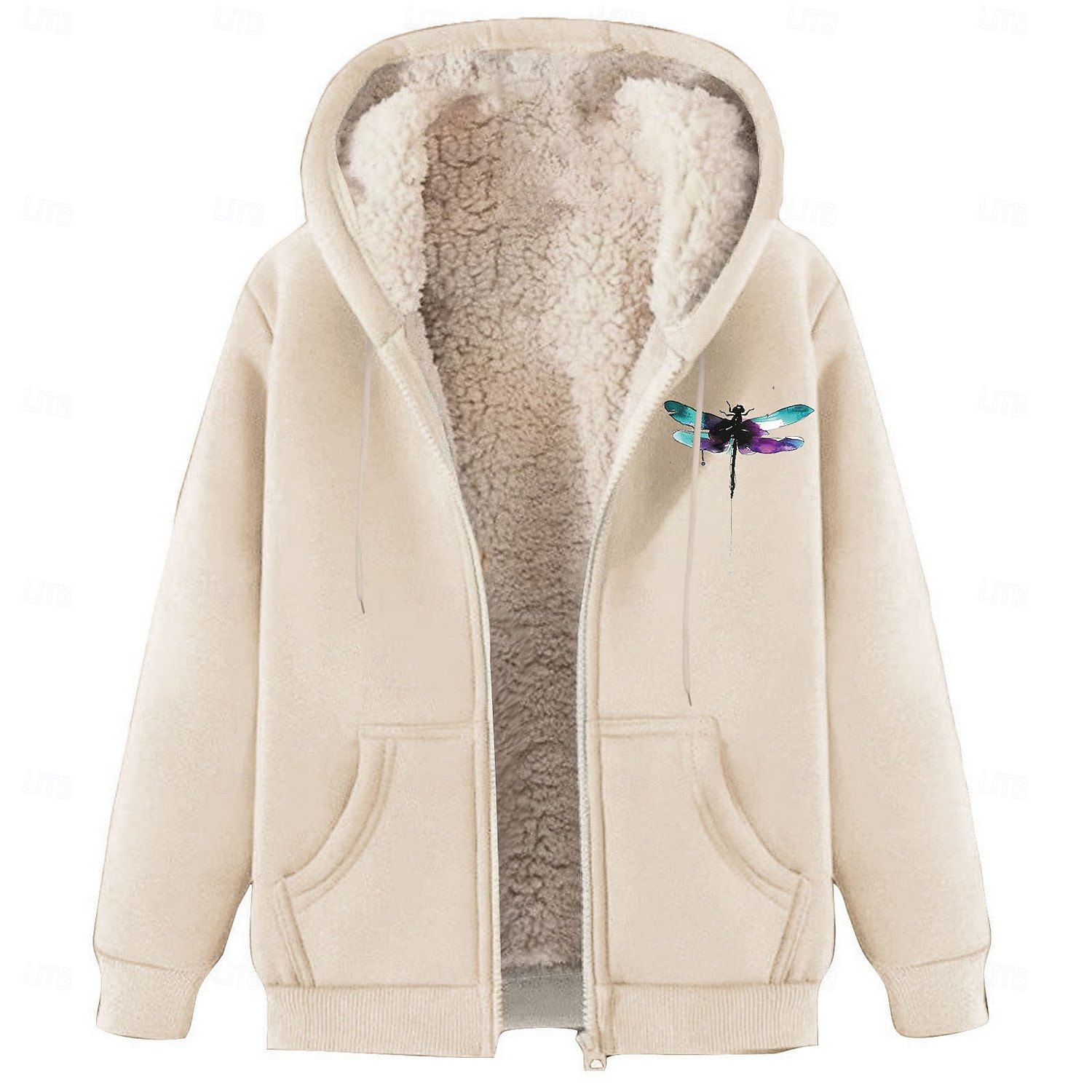 Herr Huvtröja med dragkedja Fleece-jacka Huvtröja i fleece Aprikos Svart Vin Rubinrött Blå Huva Slät Grafiska tryck Dragkedja Ficka Sport & Utomhus Ledigt Dagligen Polyester Streetwear Ledigt Höst 2026 - $24.99 –P1