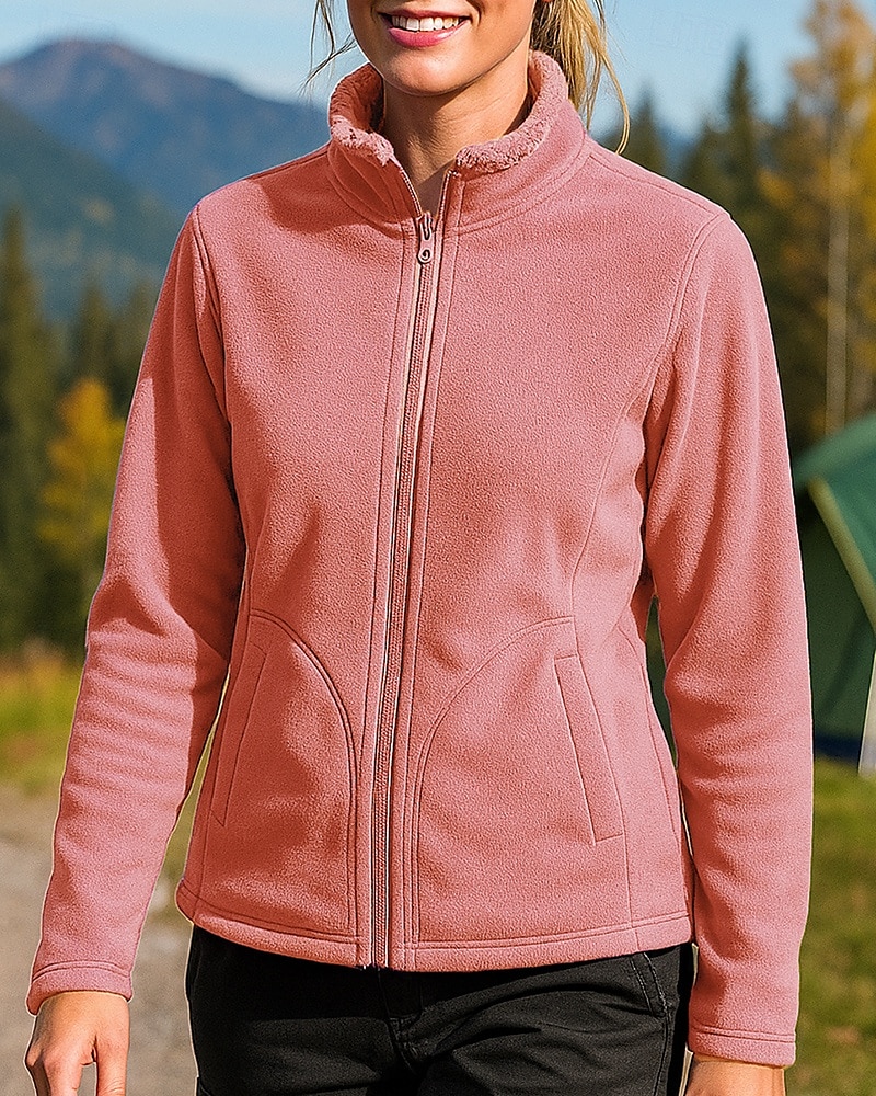 Per donna Giacca da esterno Giacca da escursionismo Giacca in Pile Giacca convertibile Pile Inverno All'aperto Calore Termico Top Rosa Viola Rosso rosa Grigio del 2025 a $24.99 –P5