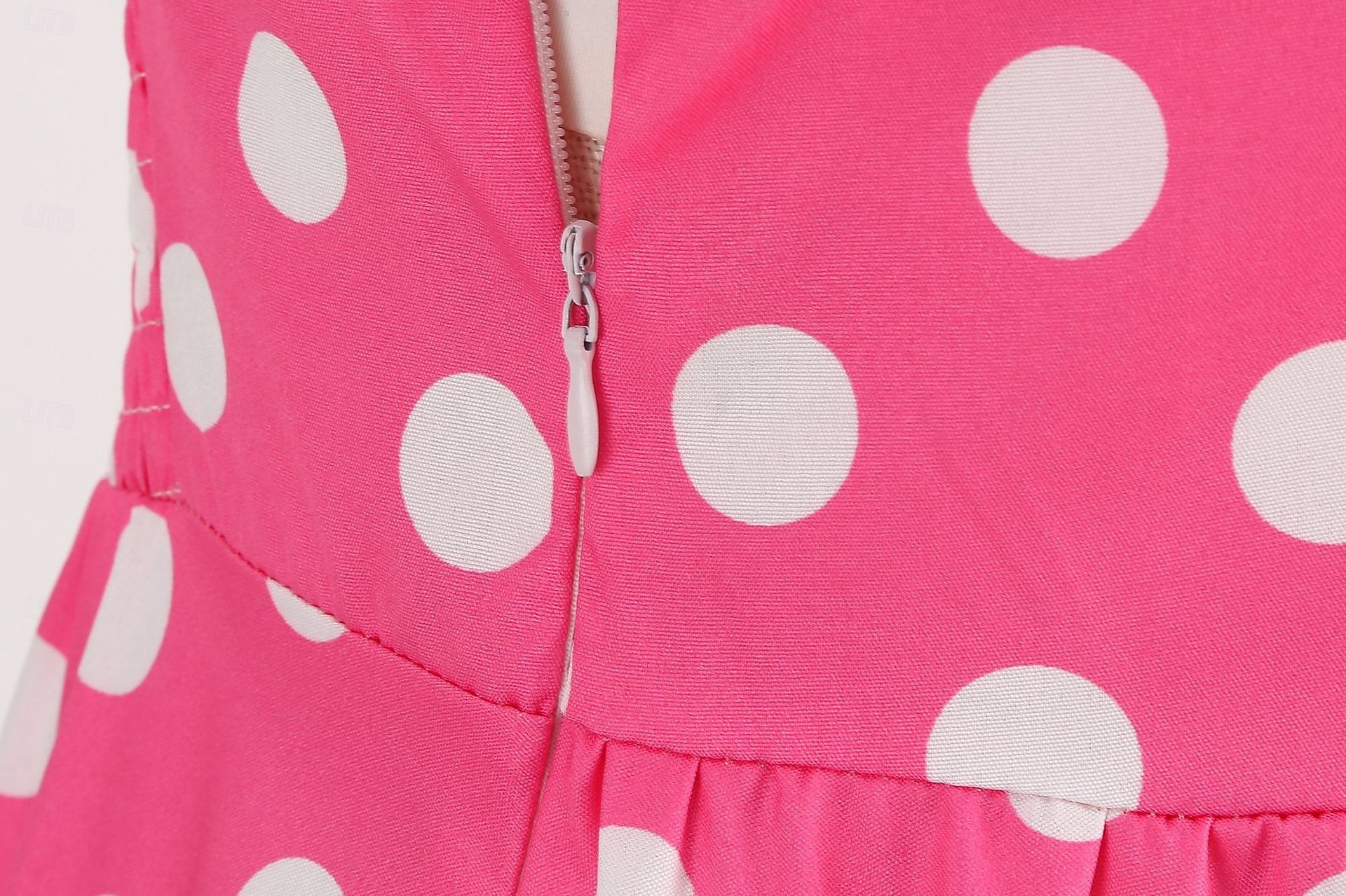 Retro 50. léta Rockabilly Polední Šaty Houpací šaty Flare šaty S páskem Popruh na špagety Puntíkované A-Linie Dámské Karneval Denní nošení Čajový dýchánek Retro tematická párty Dospělí Šaty Jaro léto 2025 - $24.99 –P3