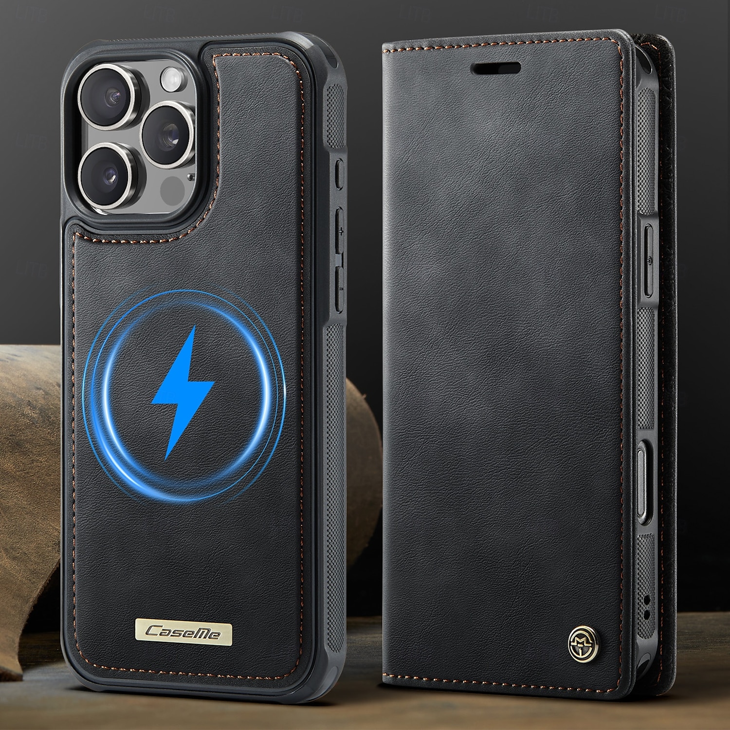 Phone Case For iPhone 16 iPhone 15 iPhone 14 13 12 11 Pro Max Plus Flip Cover Detachable Magnetic Support Wireless Charging TPU PU Leather 2025 - $21.99 –P2