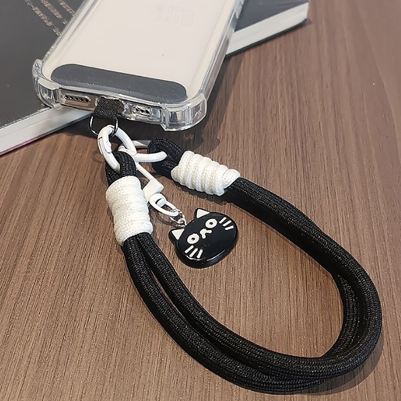 nytt mode katt fiskbenshänge hängande rep kort handledsflätat rep turist bergsklättring handrep 2025 - $8.99 –P3
