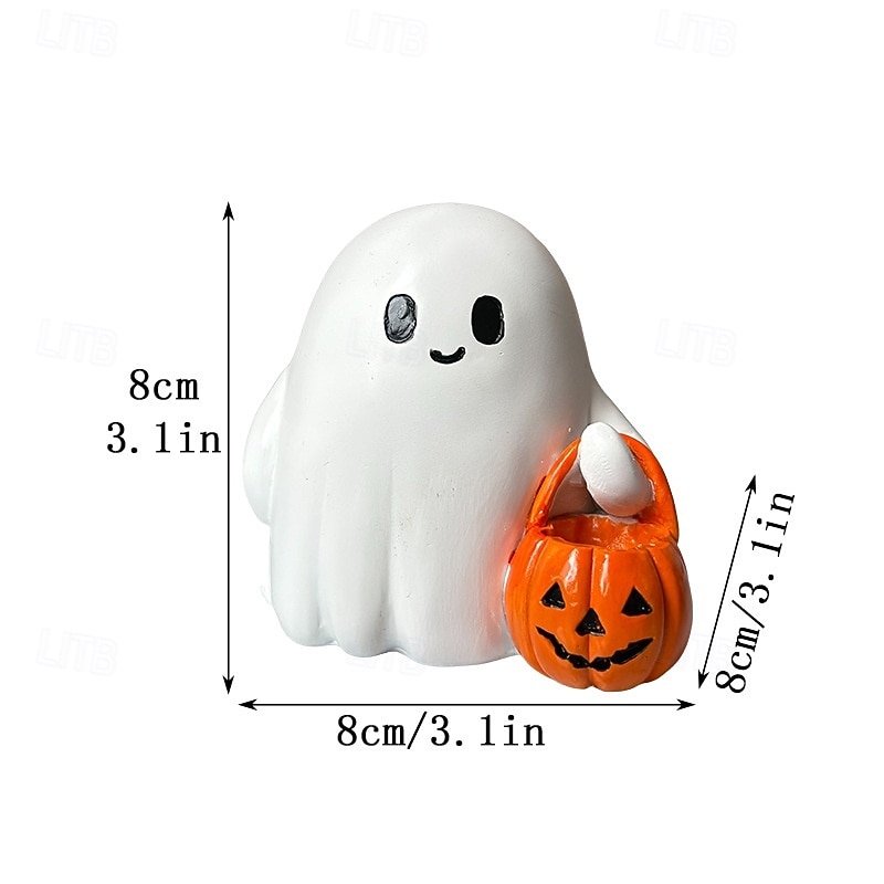 Dynia Boo Buddies - urocza dekoracja ducha Halloween ozdoby na dynie urocze dekoracje stołowe świecąca dekoracja uroczych duchów 2025 - $7.99 –P15