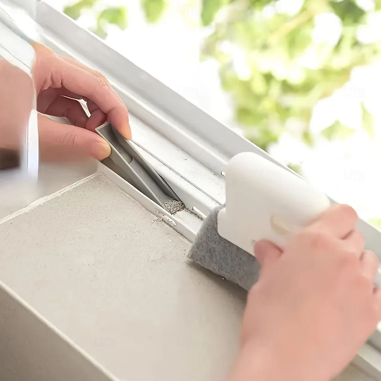 Set di 3 spazzole multiuso per la pulizia di porte e finestre, per rimuovere la polvere da piccole fessure, per casa, soggiorno, camera da letto, ideale per pulizie approfondite e per le forniture per del 2025 a $7.99 –P9