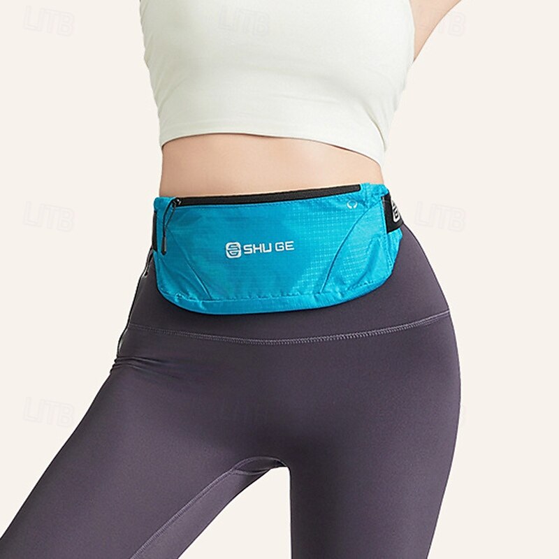 Bolsa de cintura Riñonera para correr Riñonera deportiva para Maratón Correr Corriendo Bolsas de Deporte Ligero Antirrobo Resistente al Agua Con compartimentos Nailon Hombre Mujer Bolsa para correr 2025 - $11.49 –P5