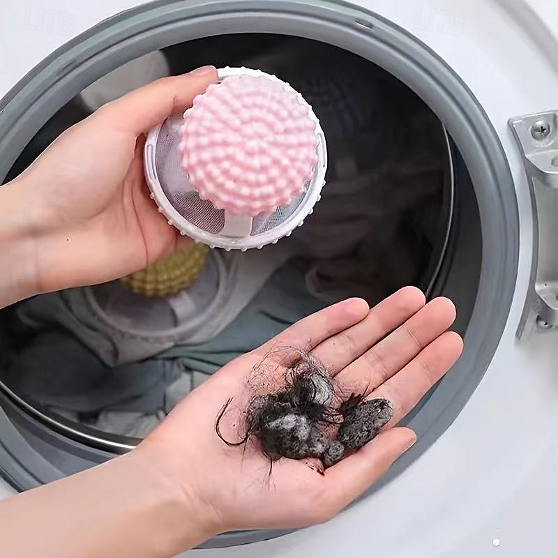 3 Pack Laundry Lint Remover, 2-in-1 Washing Machine Filter with Floating Mesh Bag, Clothes Cleaner, Floating Hair and Lint Catcher for Washer 2025 - $10.99 –P2