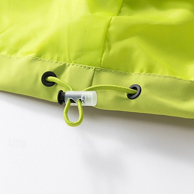 Herr Utomhusjacka Vandringsjacka Hardshell jacka Utomhus Vattentät Vindtät Vandringskläder Vandringskläder Vår Höst Överdelar Camping / vandring / grottforskning Resa Svart Gul Purpur 2025 - $26.99 –P12