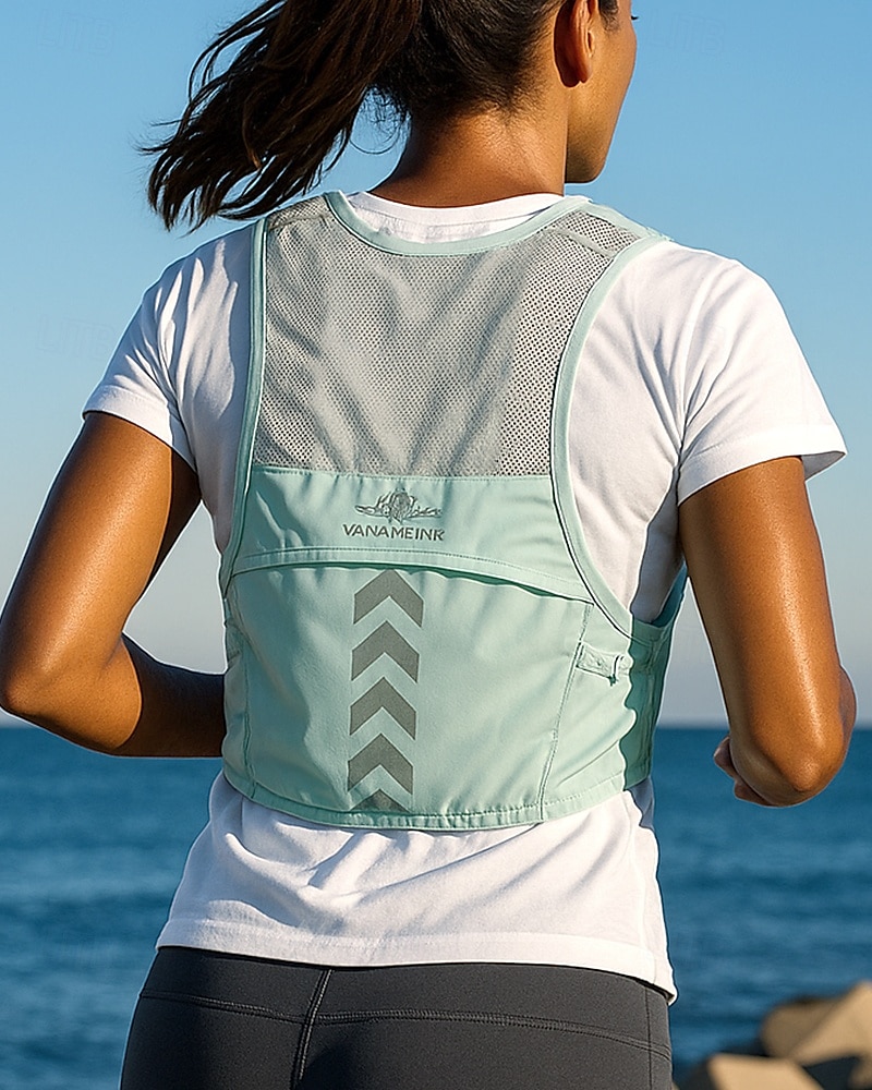 Running Vest Hydration Vest Backpack Reflective Waterproof Lightweight Polyester Hydration for Marathon Hiking Trail Race 2025 - $22.39 –P2