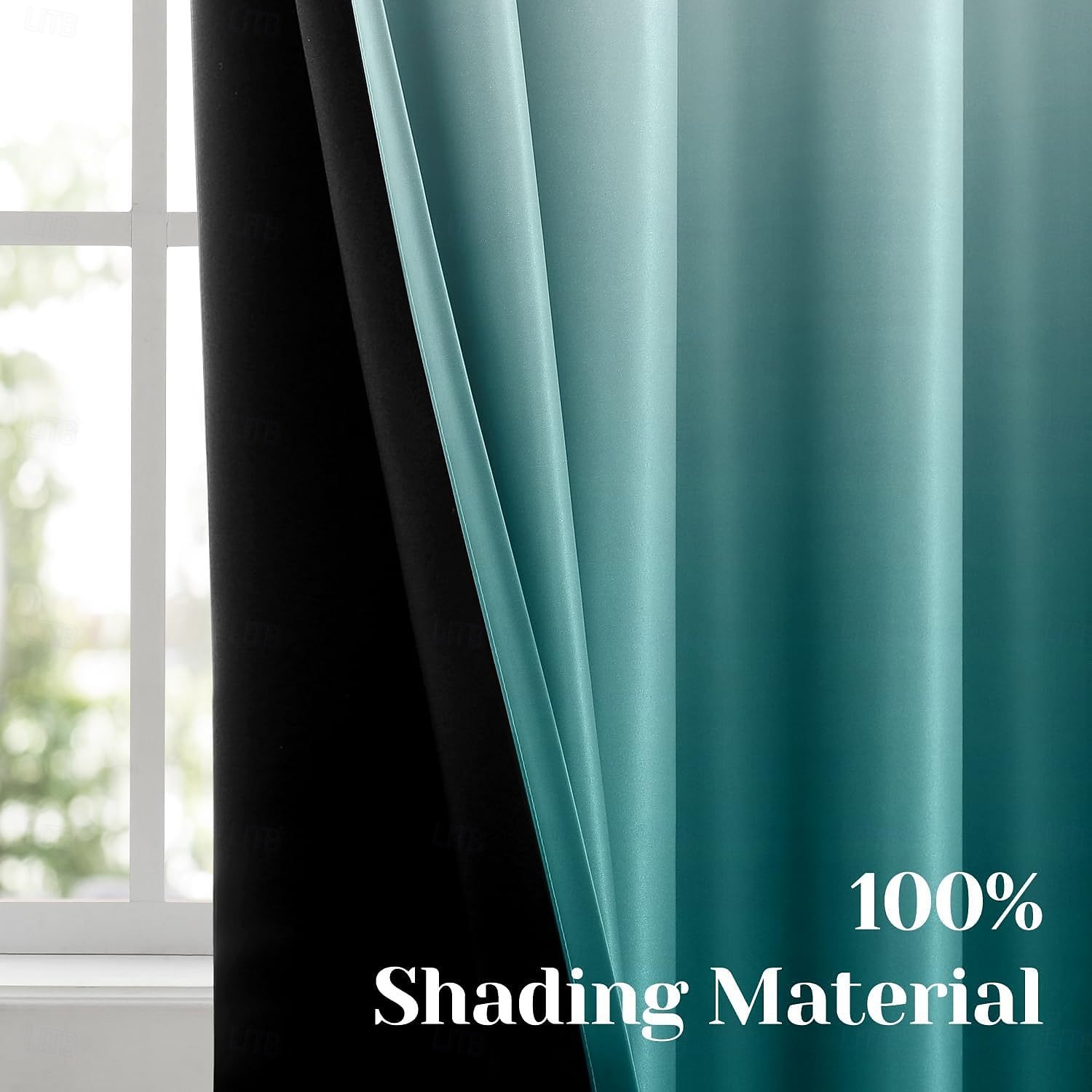 Cortinas 2025 nuevas cortinas opacas impresas en 3D con bloqueo total de luz, cortinas recubiertas con diseños gráficos únicos, paneles de ventana modernos para dormitorio o sala de estar 2025 - $87.99 –P14